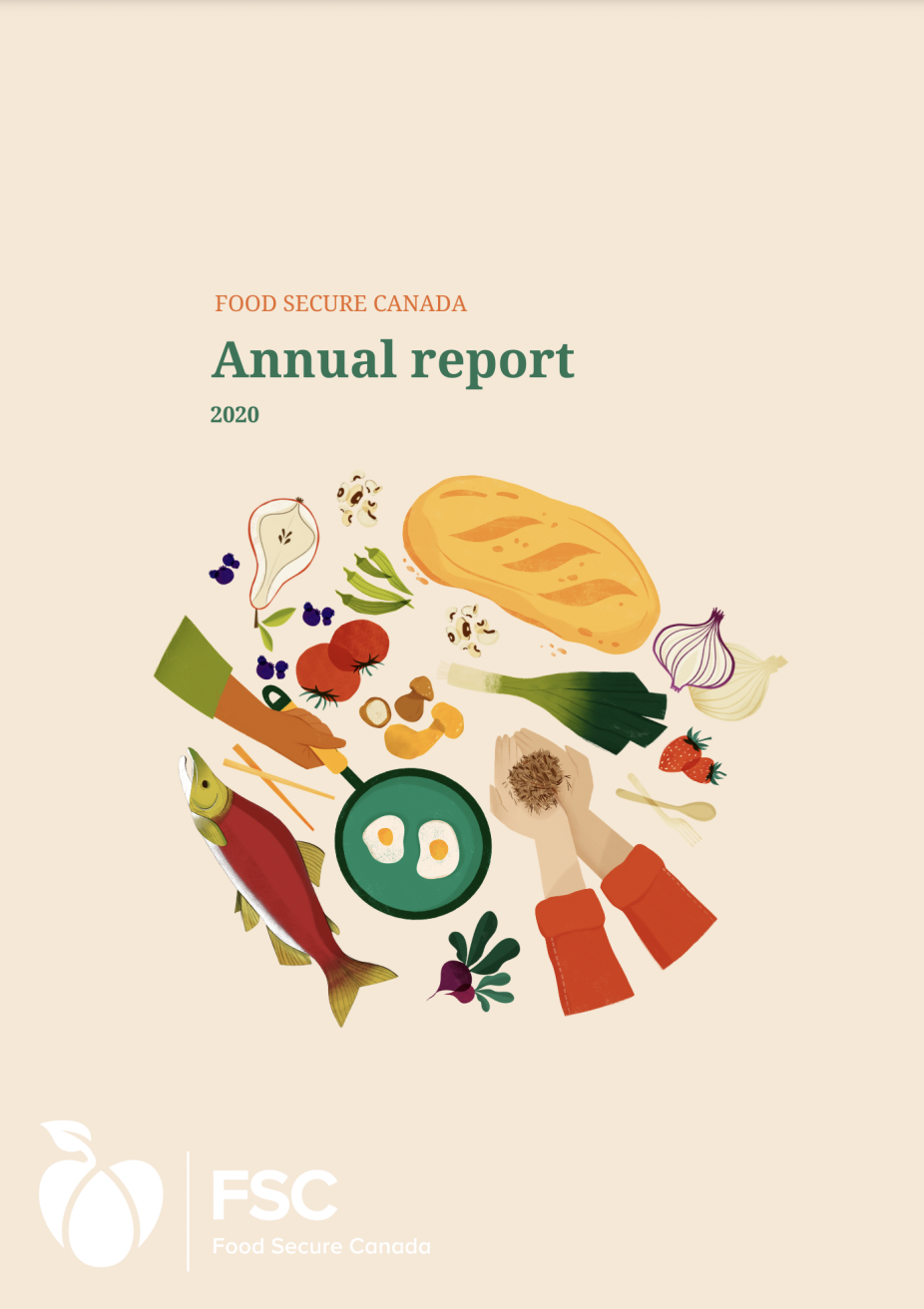Food Secure Canada - 2020 Annual Report (cover)